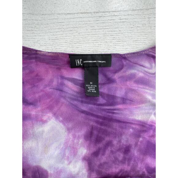 INC Y2k Vintage Sheer Trashy Bimbocore Barbiecore Long Sleeve Top (N) - Picture 4 of 6